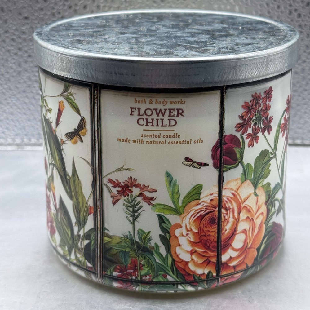Bath & Body Works Flower Child 3 Wick Candle